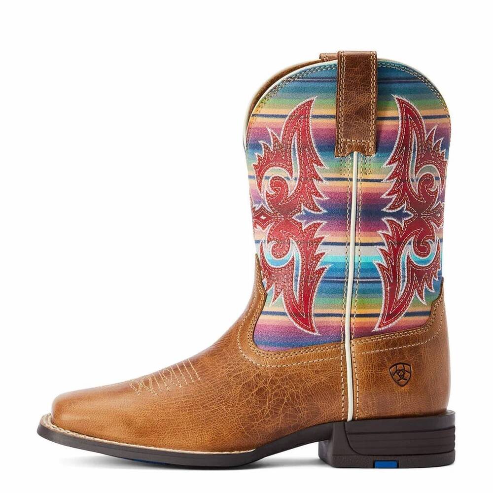 NEW ARIAT kids lonestar western boot in ridge tan